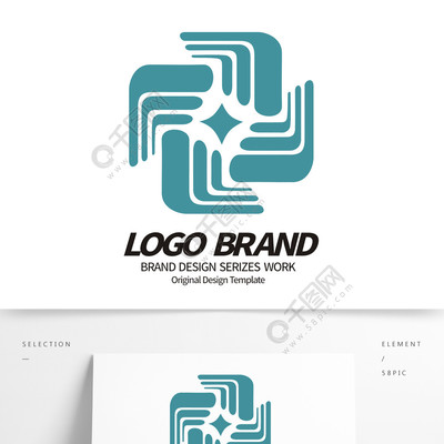 簡約現代藍色線條F字母企業LOGO設計 專業、信賴與未來的視覺象征